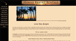 Desktop Screenshot of hawaiiresortrentals.com